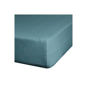 Nova3 pamut-szatén gumis lepedő Petrolkék 180x200 cm +30 cm