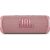 Преден изглед на розов преносим Bluetooth високоговорител JBL Flip 6