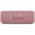Преден изглед на розов преносим Bluetooth високоговорител JBL Flip 6