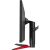 LG gaming monitor side view with red accents