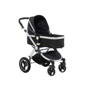 My First Baby ST BL 02 max. 12 hó / 15 kg, Sun Canopy, Foldable Black Stroller and Carrier 58302948 - Stroller and Car Seat