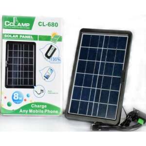 CClamp CL-680 8W Solar Panel for charging mobile phones and other devices - Sumker