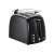 Russell Hobbs Textures Plus 2-Scheiben-Toaster schwarz mit Warmhaltegitter