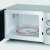 Severin MW7772 microwave oven, interior view, rotating plate