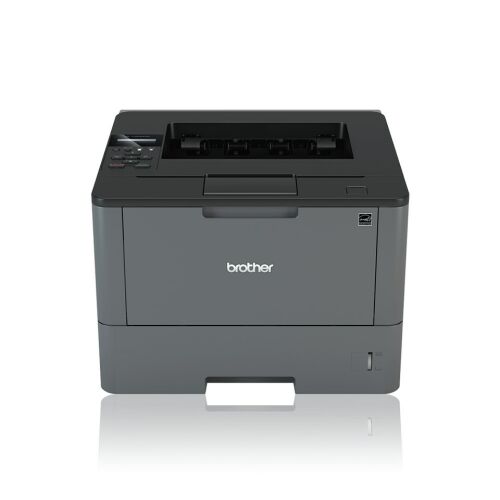 Brother HL-L5000D Monochrom-Laserdrucker auf weißem Hintergrund