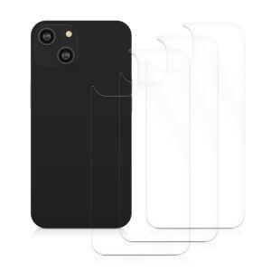 Kwmobile iPhone 14 Back Protector - Set of 3 Clear Protective Films - Kwmobile Screen Protector