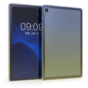 Kwmobile Samsung Galaxy Tab S6 Lite Védőtok - Szilikon, Kék/Sárga