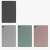 Samsung Galaxy Tab S7 FE tablet case color variations, black, grey, green, pink