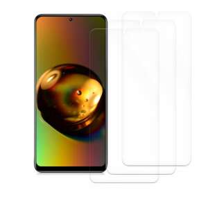 3 db Kwmobile védőfólia készlet Xiaomi Redmi Note 11 Pro/Redmi Note 11 Pro 5G készülékhez, előlap, polimer, 57944.2