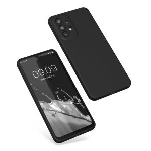 Kwmobile Case for Samsung Galaxy A33 5G phone, silicone, black, 57806.01