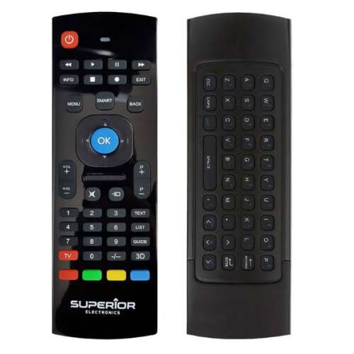 Superior Electronics Universal QWERTY Keyboard Remote Control for Smart TVs