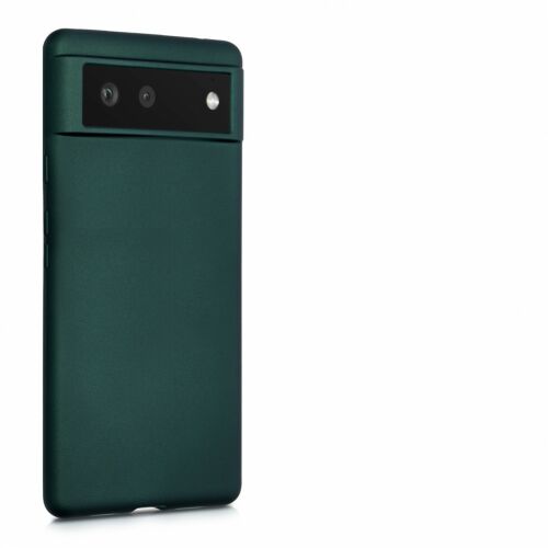 kwmobile Google Pixel 6 Green Silicone Case - angled view