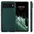 kwmobile Google Pixel 6 Green Silicone Case on phone - multiple views