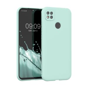 kwmobile Xiaomi Redmi 9C green silicone case - Phone Case