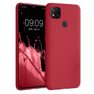 kwmobile Czerwone Silikonowe Etui do Xiaomi Redmi 9C - Artykuły techniczne i elektronika