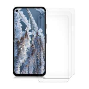 kwmobile Screen Protector for Google Pixel 4a (3-Pack), Clear, 52471.1