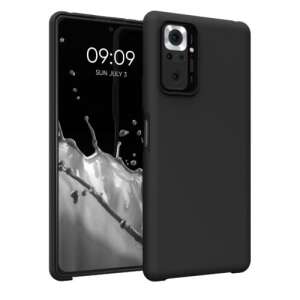 Czarne etui na telefon Xiaomi Redmi Note 10 Pro od kwmobile - Kontakty telefoniczne