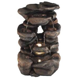 Barbotor Home WF 01, polirășină, interior, LED