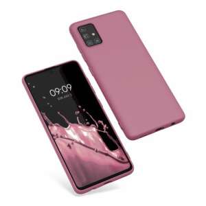 Etui silikonowe Kwmobile do Samsung Galaxy A51, fioletowe, widok z przodu i z tyłu - Artykuły techniczne i elektronika