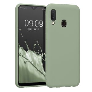kwmobile Samsung Galaxy A20e green silicone case - Phone Case