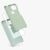 kwmobile Google Pixel 5a miętowy zielony silikonowy futerał - widok rozstrzelony