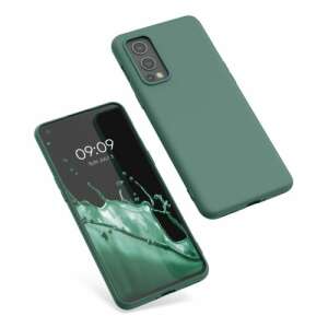 OnePlus Nord 2 5G phone case, green silicone case, kwmobile - Phone Case
