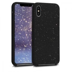 kwmobile iPhone X/XS Black Silicone Case on iPhone - Phone Case