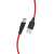 HOCO X21 Plus 1m Type-C to USB charging cable, red
