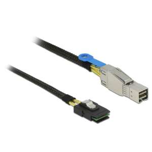 Delock Mini SAS HD SFF-8644 to Mini SAS SFF-8087 cable, 1m - Electronic