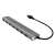 LogiLink Hub USB 3.0 z 7 portami, obudowa aluminiowa, szary, z gniazdem audio