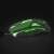 Esperanza Cobra MX207 wired gaming mouse, black and green, side view