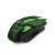Esperanza Cobra MX207 wired gaming mouse, black and green, side view