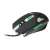 Esperanza Cobra MX207 wired gaming mouse, black and green, side view