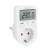 Logilink Energy Cost Meter, white, digital display, power consumption monitor, electricity usage tracker