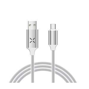 Fehér USB-C - USB töltőkábel hangvezérléssel és LED fényekkel - Töltő, töltőkábel és egyéb kábel