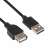 Akyga USB A hím-nő átmenő kábel, 15cm