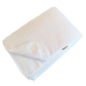 Fehér Pukka pléd, dupla rétegű, puha és meleg, tökéletes otthonra és utazáshoz - Pukka