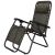 Springos Zero Gravity fekete kerti szék döntött helyzetben