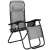 Springos Zero Gravity chair with cup holder, gray
