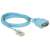 Delock RS-232 DB9 to RJ45 serial adapter cable, 1 meter