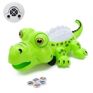 Crocodil robot cu telecomandă, cu limbă telescopică, ochi mobili și pradă care poate fi prinsă 138587972 - Nonbrand Jocuri interactive pentru copii
