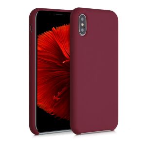 kwmobile iPhone X/XS ruby red silicone case - Phone Case