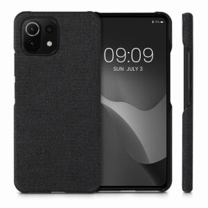 Xiaomi Mi 11 Lite 5G/NE dark grey fabric phone case by Kwmobile - Phone Case