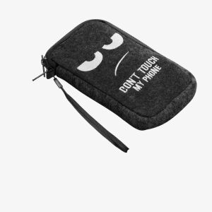 kwmobile Funny Phone Case - Don't Touch My Phone Design - Phone Case