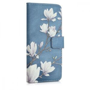 kwmobile Huawei Mate 20 Lite blue floral wallet case - Phone Case