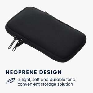 Kwmobile XL size universal neoprene phone case, black - Phone Case
