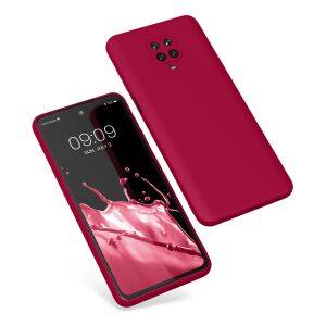 Kwmobile Redmi Note 9S/9 Pro/9 Pro Max czerwone silikonowe etui pełna ochrona - Artykuły techniczne i elektronika