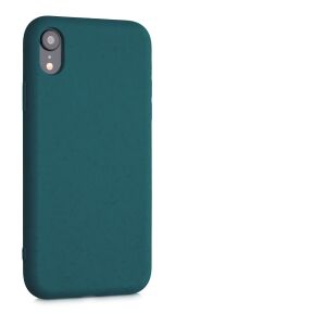 Kalibri ciemnoniebieskie etui na iPhone XR wykonane ze słomy pszenicznej - Nonbrand Kontakty telefoniczne