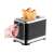 Russell Hobbs Structure czarny toster 2-plastkowy z toastem