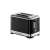 Toster Russell Hobbs Structure Czarny na 2 kromki - izolowany